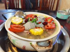 山药排骨牛肉养生汤-花水湾红太阳牛肉汤锅
