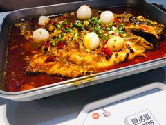 荔枝香辣烤鱼-鱼酷活鱼烤鱼(南京水游城店)