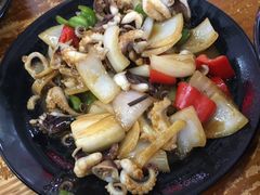 炒八爪鱼-台州老六海鲜面馆(上南总店)