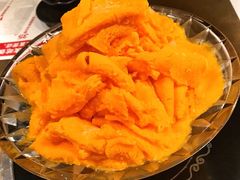 芒果绵绵冰-左庭右院鲜牛肉火锅(新梅广场店)