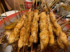烤鸡肉串-昱家胡同·烧烤海鲜铜锅涮肉(和平里店)