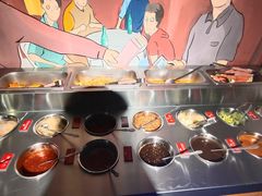 自助调料区-马路牙子地桌烤肉(工体店)