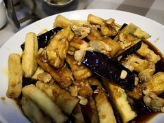 蛤蜊肉拌茄子-华春餐馆(鱼山路店)