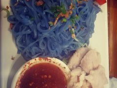-蝶豆花蓝面条