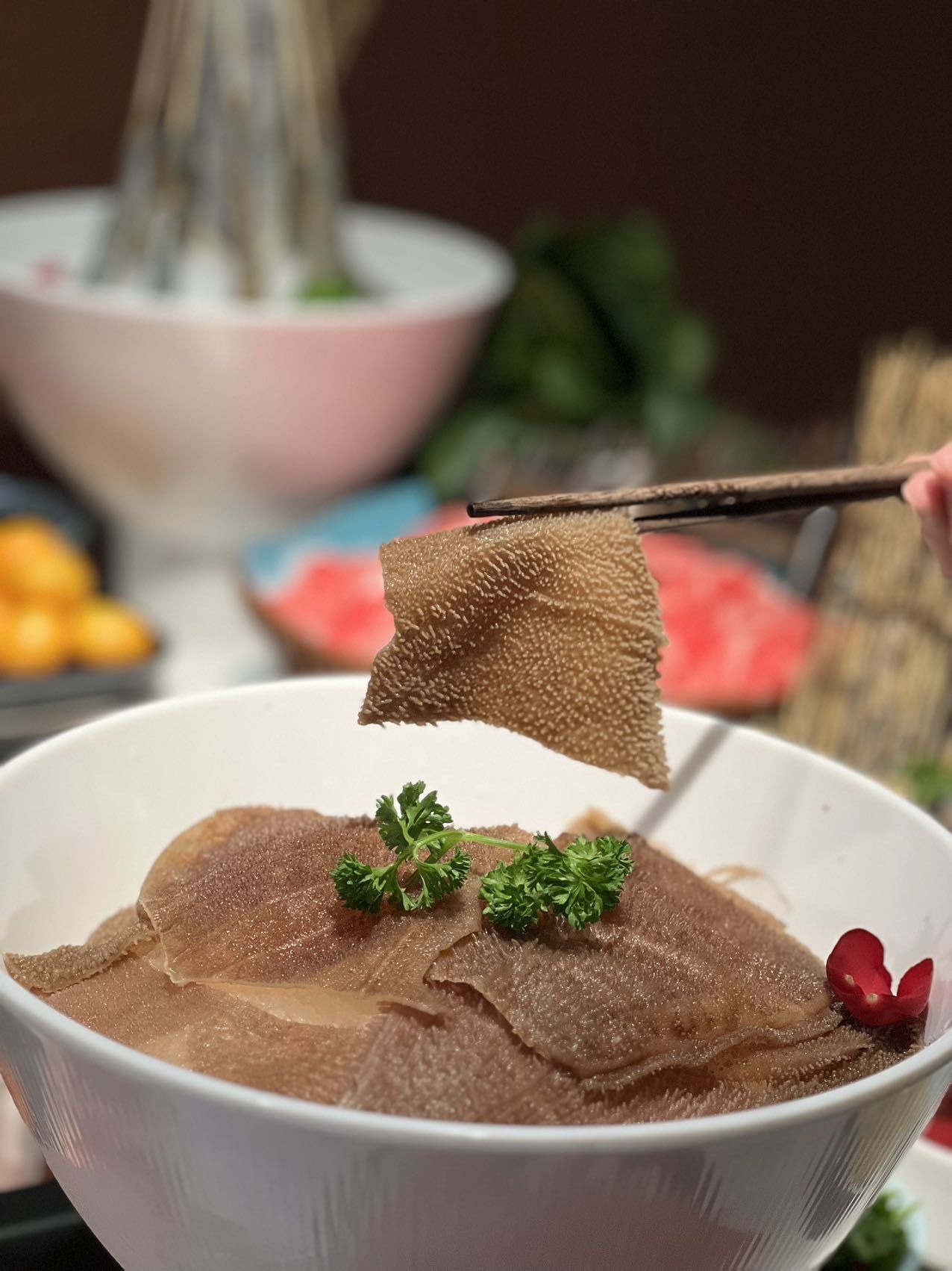 毛肚只有做成这样,我才会买单