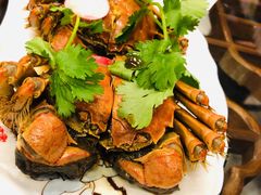 太湖清水蟹熟醉蟹-呼吸森林·生态农庄农家乐私房菜