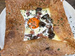 鸡蛋蘑菇熏肉荞麦可丽饼-RAC BAR(安福路店)