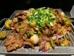 牛肉葱爆-绿茶餐厅(西湖银泰百货店)