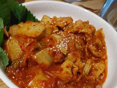 辣白菜炒五花肉-庭院里的小幸福(开发区万达店)