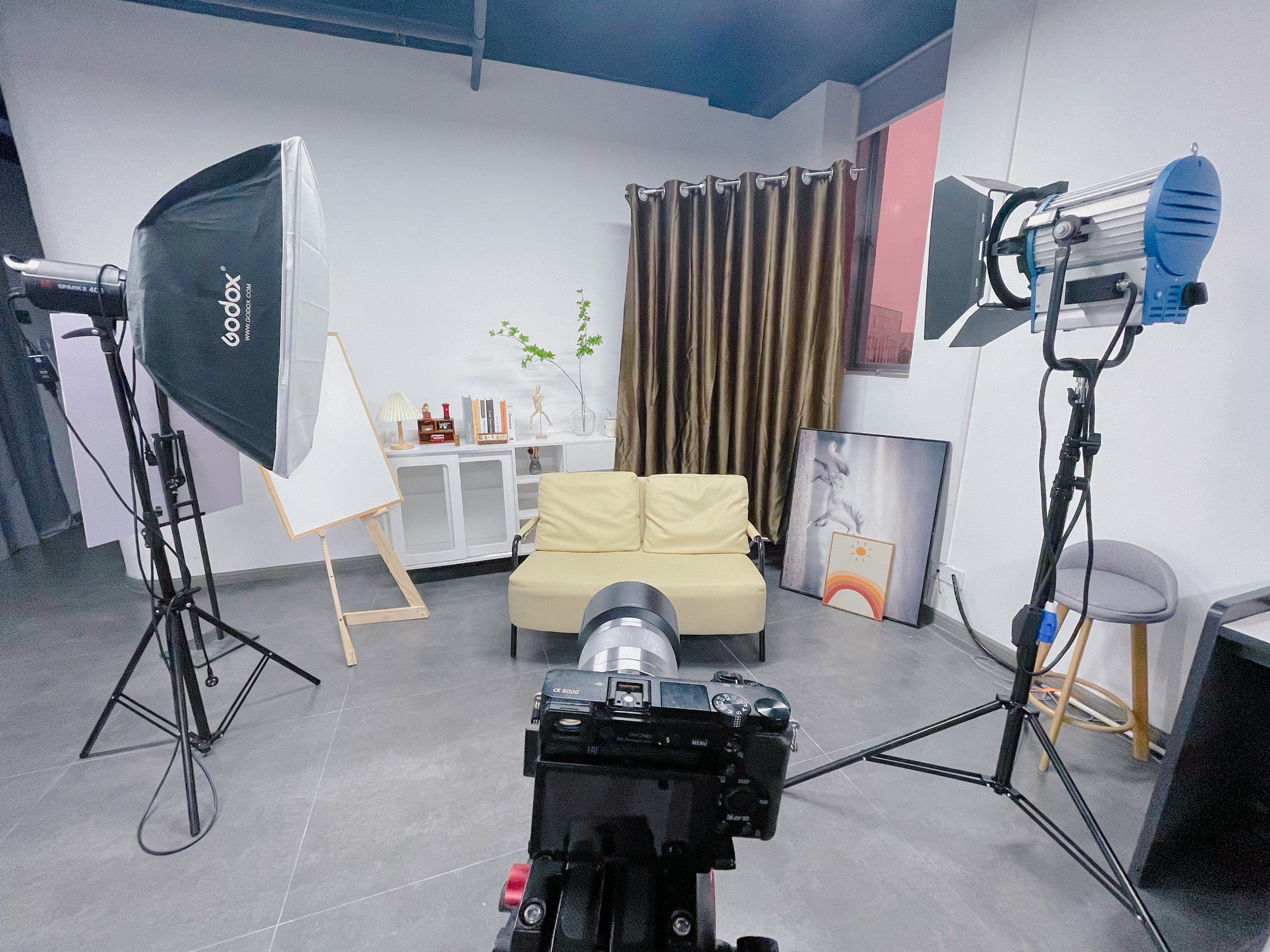 摄影棚的幕后故事