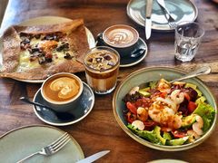 鸡蛋蘑菇熏肉荞麦可丽饼-RAC BAR(安福路店)