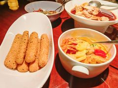 芝麻面包配咖喱虾-解香楼(八盘岭路店)