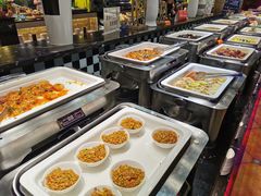 自助取餐区-豪食披萨烤肉自助(保定商场店)