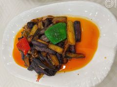 油闷茄子-怡园饭店-餐厅(四望亭店)