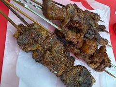 -劳动公园新疆人烤腰子