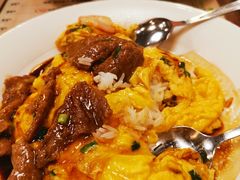 滑牛蝦仁雙拼蛋飯-旺记冰室(九龙中心大厦店)