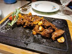 田园澳洲骰子牛肉-蜜桃花开·中西融合菜E&W(南长街店)