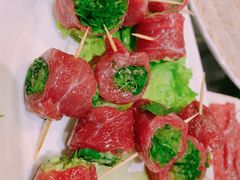 香菜牛肉-巴蜀大宅门火锅(北大街店)