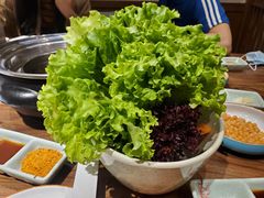 -明洞阿姨·韩式酱蟹烤肉·创意料理(三元桥店)