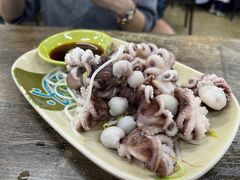 芥末白灼八爪鱼-贞姨美食·老字号海鲜大排档