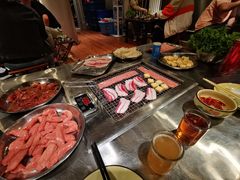 自助取餐区-英雄故事地摊烤肉(马驹桥店)