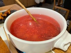 蜜汁桃浆-绿茶餐厅(西单老佛爷店)