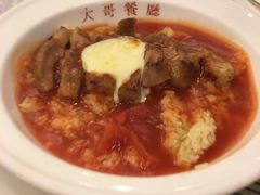 茄汁焗猪排饭-大哥餐厅(西城花园店)