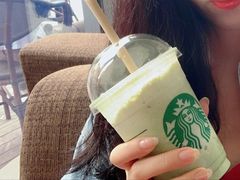 抹茶黑芝麻星冰乐-星巴克(南翔五彩城店)