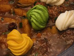彩色小花卷-锅老头铁锅炖•大锅蒸汽海鲜(韩乐坊店)