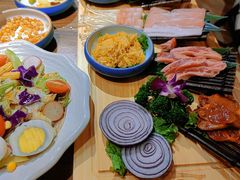 -明洞阿姨·韩式酱蟹烤肉·创意料理(三元桥店)