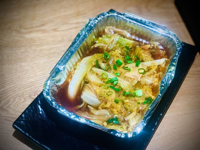 锡纸娃娃菜—— 用锡纸包,锁住了娃娃菜的甜味,也不会流失营养.