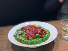 黑椒牛肉拼秋葵-将相和·海鲜蒸饺大连菜