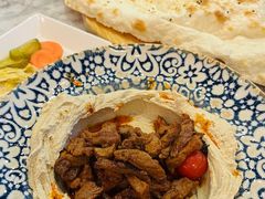 HumusWithMeat鹰嘴豆酱伴肉碎-bosphorus 铂斯西餐厅·土耳其烧烤(环市中路店)