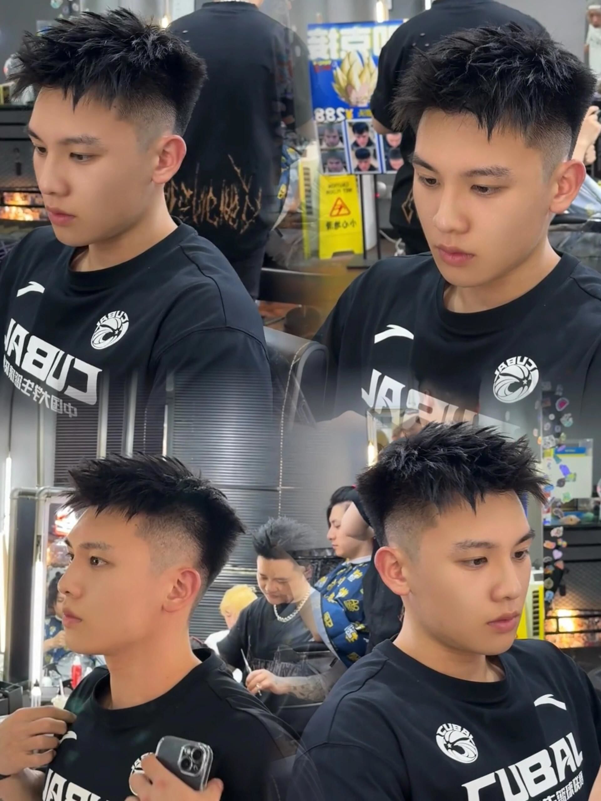适应性广这种发型适合不同脸型和发质的男性