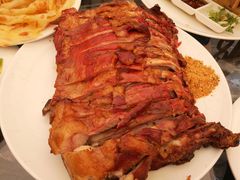 炭火烤羊排-大鹅岛绿色生态美食园