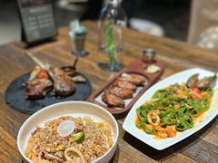 招牌手工菠菜面-喜洲吧·江畔老船厂·庭院餐厅(喜临院店)
