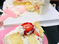 小红花简约款动物奶油蛋糕-艾加柒克蛋糕茶歇甜品台(春熙路店)