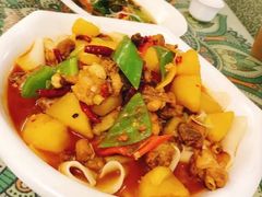 新疆大盘鸡-新疆红柳花餐厅(新洲店)