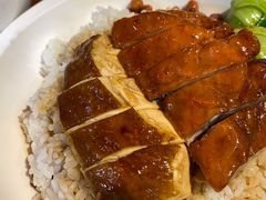 烧鸭豉油鸡双拼饭-德宏记·茶餐厅(新辰里学清路店)