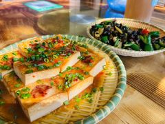 客家煎酿豆腐-花悦农庄 | 烧鸡·竹筒饭(沙迳高沙温泉香溪堡店)