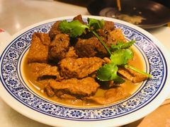 小碗牛肉炖老豆腐-京门老爆三·铜锅涮肉 爆肚(望京店)