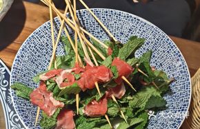 Mint Skewered Beef