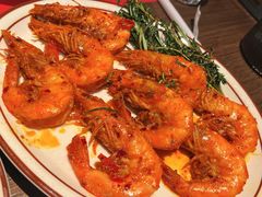 西班牙蒜香油爆虾-ZAFFERANO西班牙海鲜饭(上海首店)