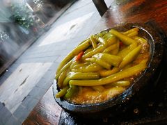 铁板鲜芋梗-农厨好味·温泉鹅·农家菜
