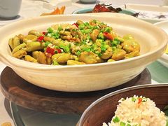 春韭香煎蚕豆-闲湖城·黄龙饭店