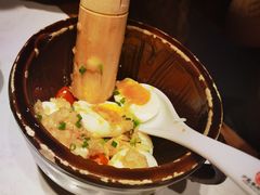 鸡蛋拌蒜-丁里羊肉小镇(天鹅湖总店)