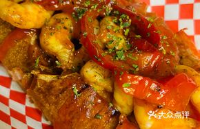 Sichuan Spicy Shrimp Hot Dog
