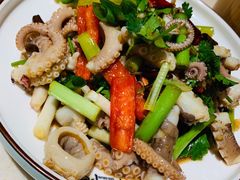凉拌活巴蛸-金太阳海鲜烧烤·本地人餐厅(星海公园店)
