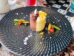 巧克力芝士双拼蛋糕-Lets burger非常汉堡·环球风味(蓝色港湾店)