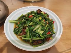 豆豉鲮鱼油麦菜-小土豆北方菜馆(文慧园店)